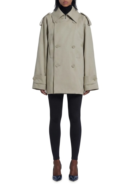 Paltoane Light Double-Breasted Trench Coat
