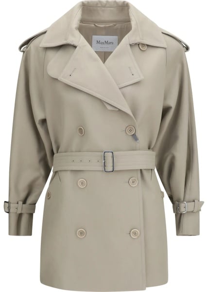 Paltoane Short cotton Trench Coat
