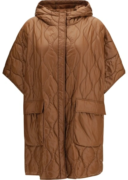 Palton Quilted Urban Light Nylon Cape