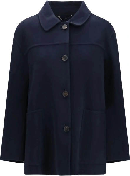 Palton 'S MAXMARA multicolor din lana virgina