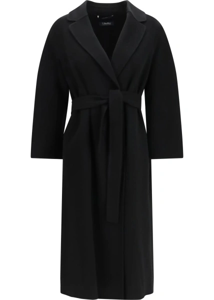 Palton 'S MAXMARA negru din lana virgina