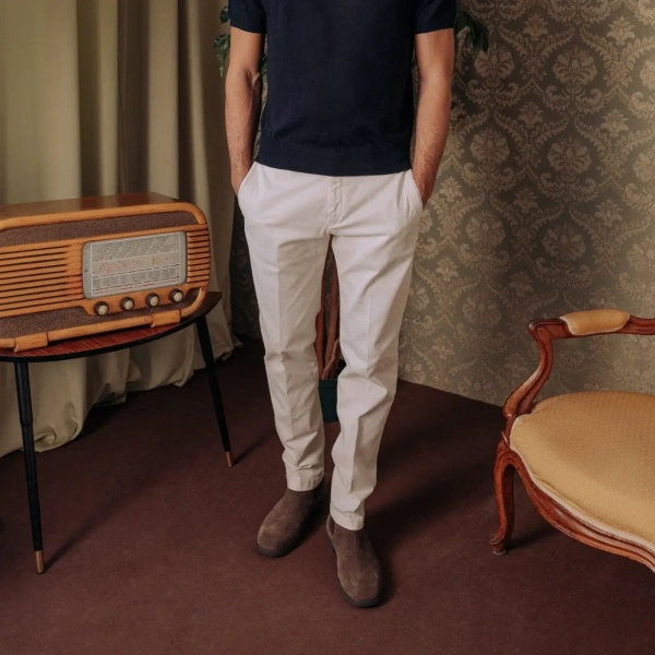 Pantaloni Autore Bridges Cotton Trousers