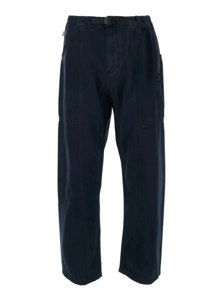 Pantaloni Blue pants with elasticated waist in cotton man