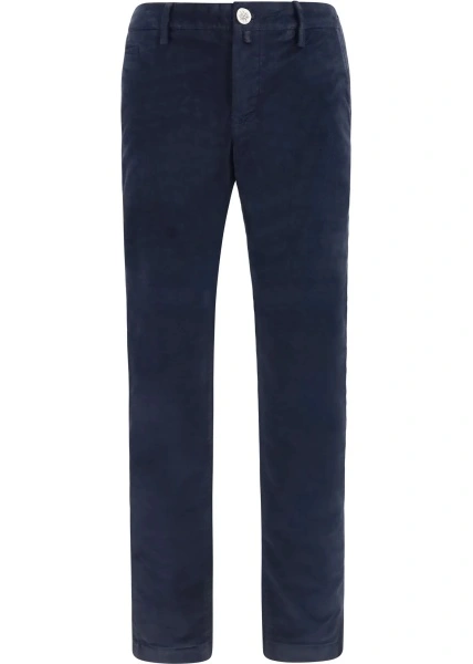 Pantaloni Bobby slim chino Pants in stretch cotton gabardine
