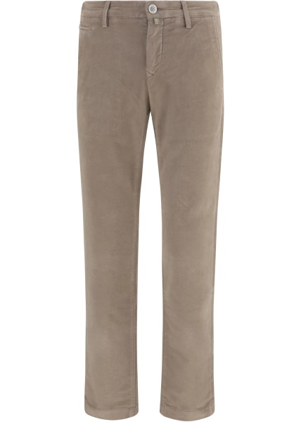 Pantaloni Bobby slim chino Pants in stretch cotton gabardine