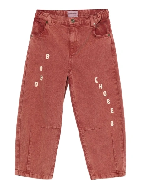 Pantaloni Bobo Choses rosii
