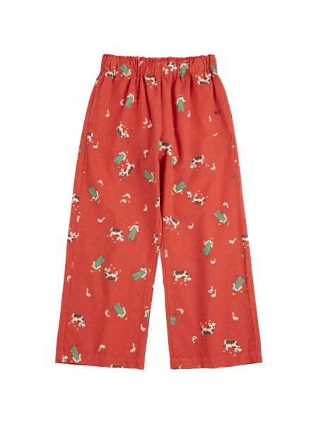 Pantaloni Bobo Choses rosii