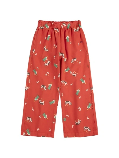 Pantaloni Bobo Choses rosii