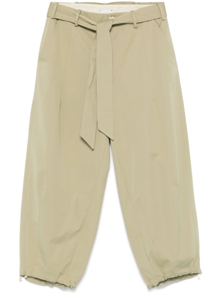 Pantaloni conici ALYSI neutri din bumbac