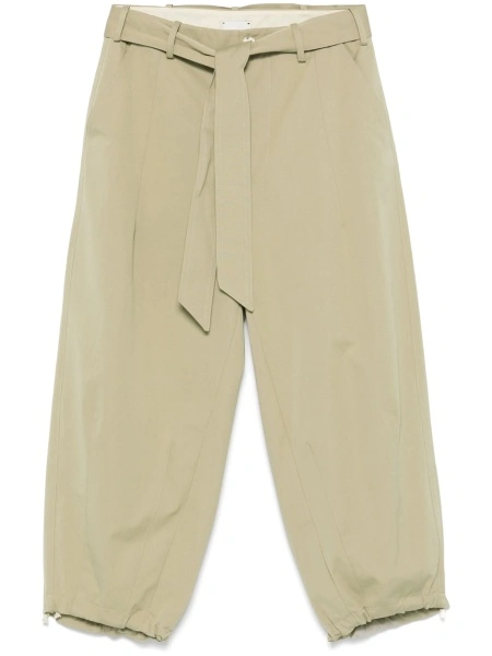 Pantaloni conici ALYSI neutri din bumbac