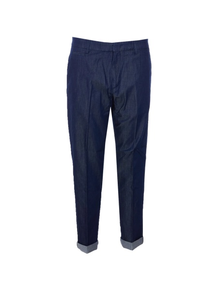 Pantaloni conici Dondup albastri