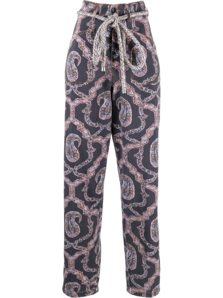Pantaloni conici ETRO albastri