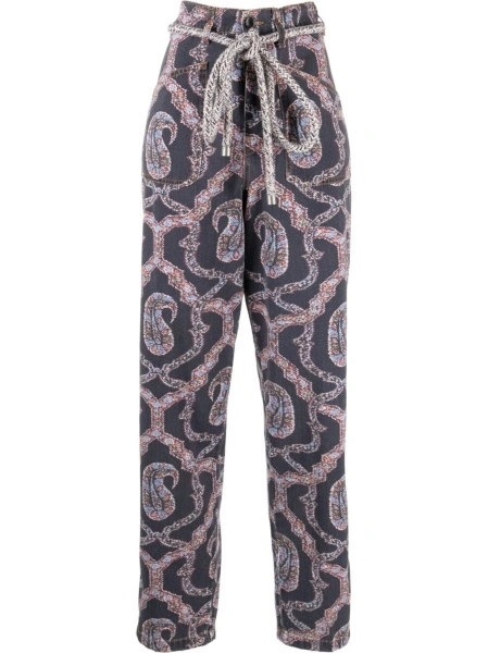 Pantaloni conici ETRO albastri