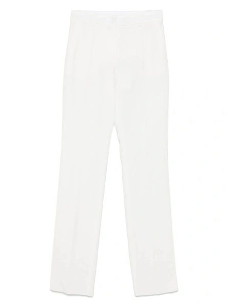 Pantaloni conici SPORTMAX albi