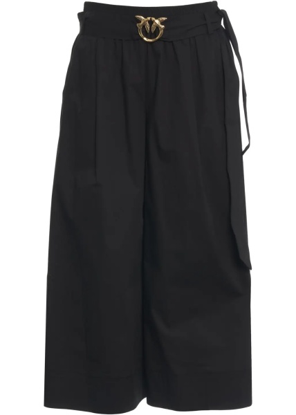 Pantaloni Culotte with waist belt