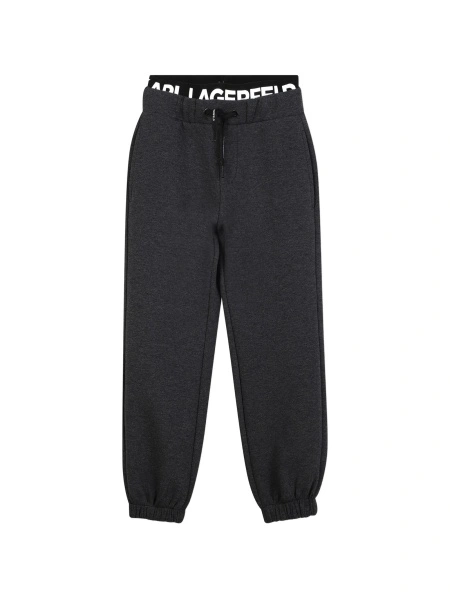 Pantaloni de trening Karl Lagerfeld gri