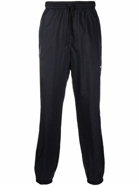 Pantaloni de trening MSGM negri din poliamida