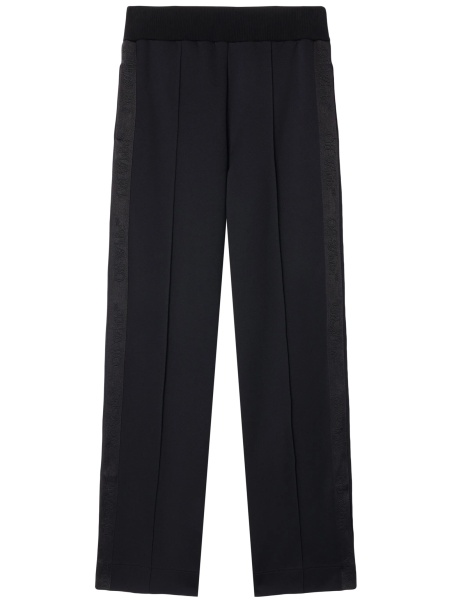 Pantaloni de trening Off-White negri din poliamida si elastan