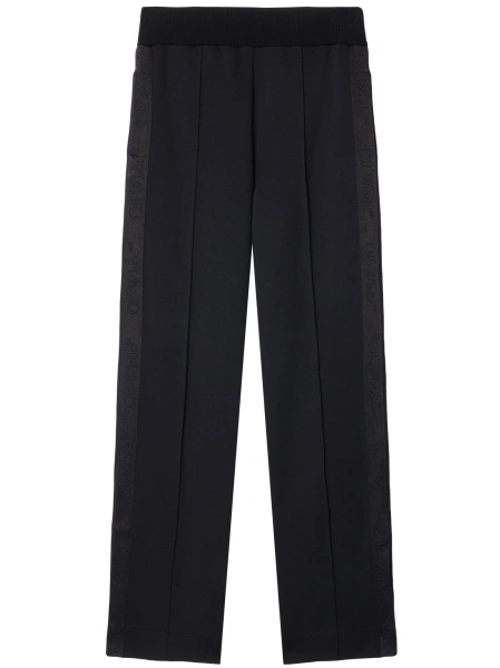 Pantaloni de trening Off-White negri din poliamida si elastan