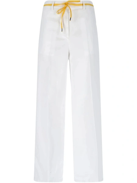 Pantaloni drepti Aspesi albi