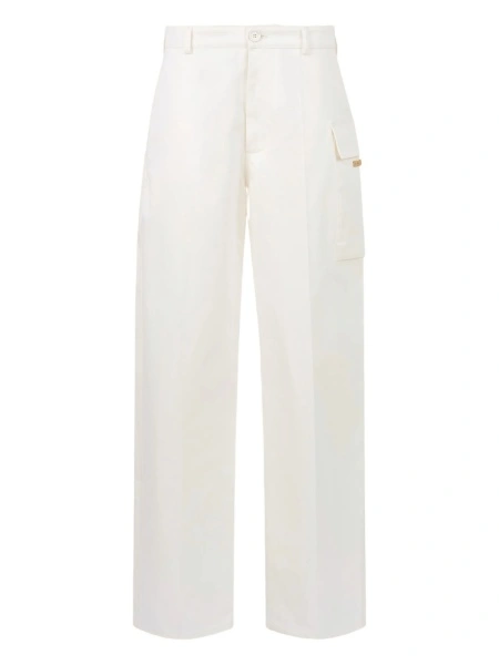 Pantaloni drepti Marni albi