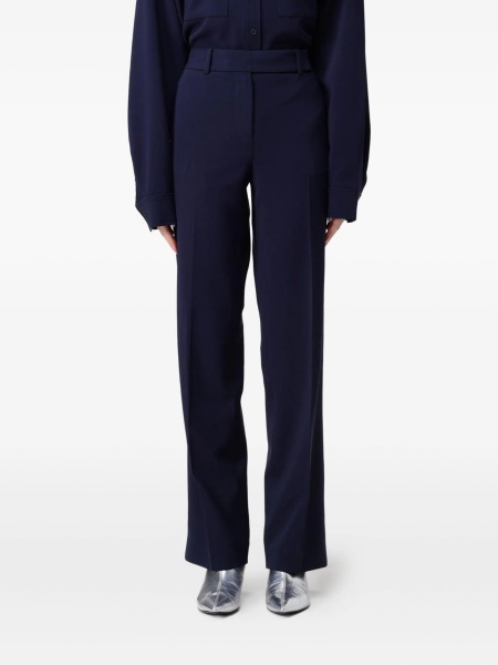 Pantaloni drepti Michael Kors albastri