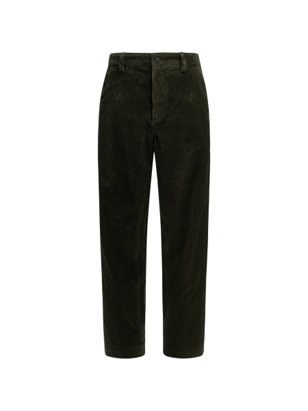 Pantaloni drepti Moncler Grenoble verzi