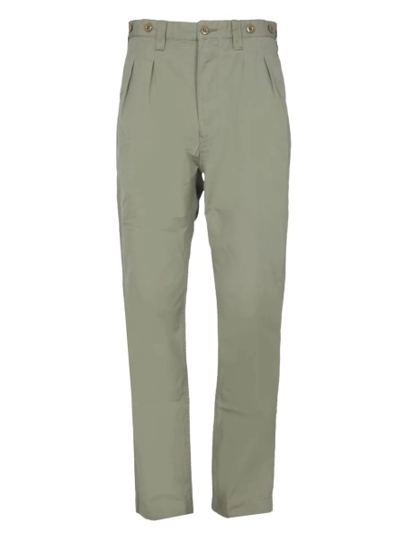 Pantaloni drepti NIGEL CABOURN verzi