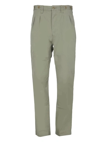 Pantaloni drepti NIGEL CABOURN verzi