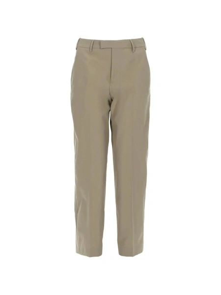 Pantaloni drepti PT TORINO neutri din bumbac