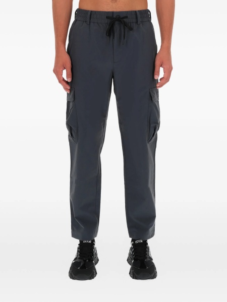 Pantaloni drepti Versace Jeans Couture gri