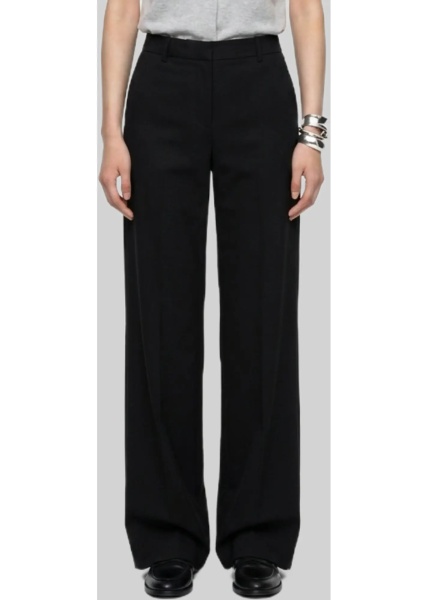 Pantaloni Elastic-Waist Satin Trousers