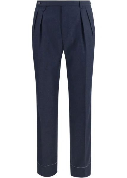 Pantaloni Elba Pants in silk, cashmere and linen