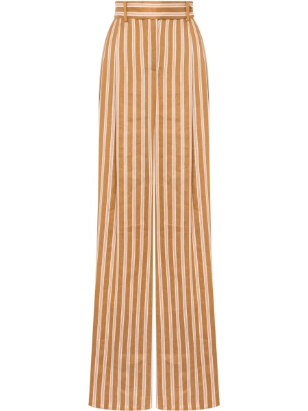 Pantaloni eleganti Alberta Ferretti maro