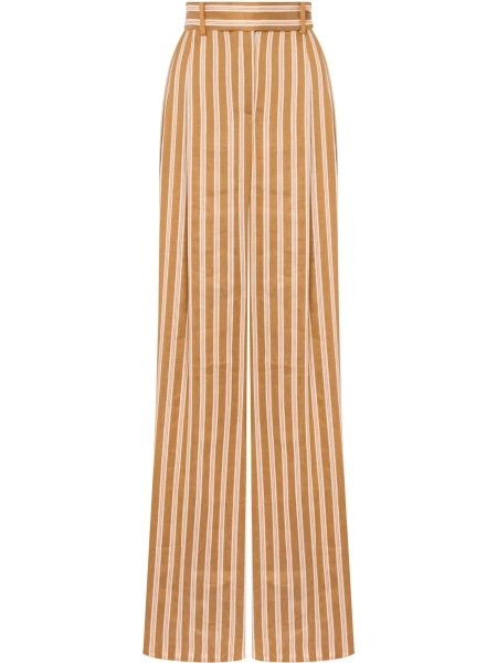 Pantaloni eleganti Alberta Ferretti maro