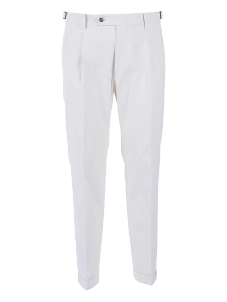 Pantaloni eleganti BerWich albi