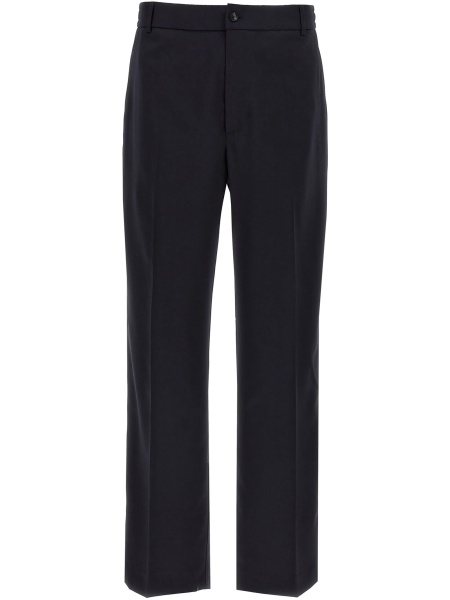 Pantaloni eleganti Moncler albastri