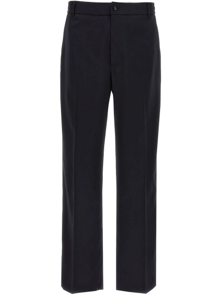 Pantaloni eleganti Moncler albastri