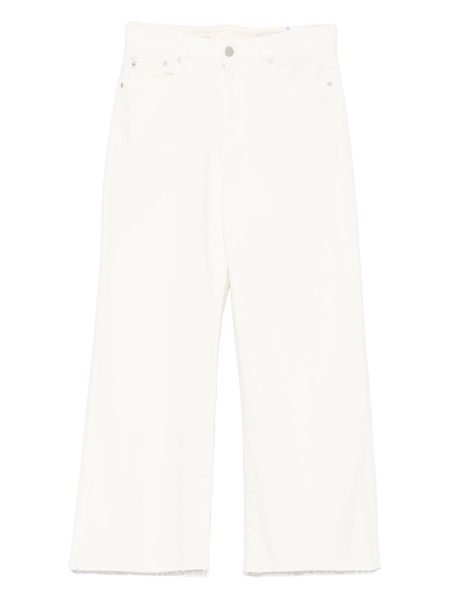 Pantaloni evazati Ag Jeans albi