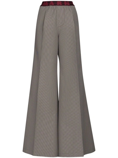 Pantaloni evazati Marni multicolor