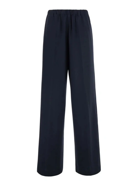 Pantaloni Fabiana Filippi albastri din lana