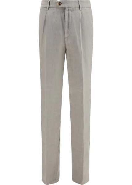 Pantaloni Garment dyed ginen gabardine Pants