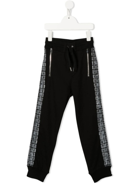 Pantaloni Givenchy negri din bumbac si spandex/elastan