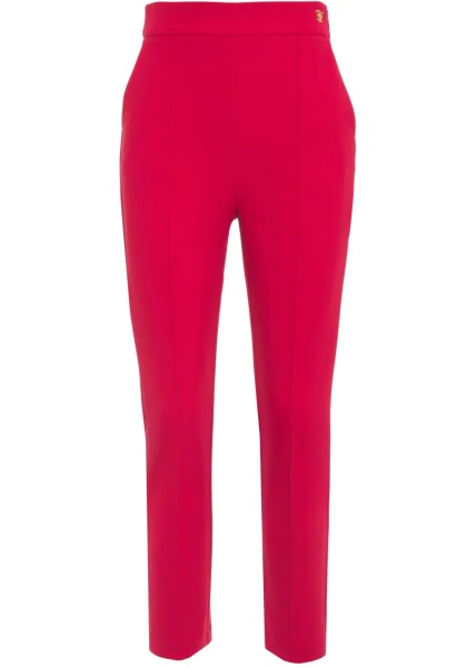 Pantaloni High-waist slim fit trousers