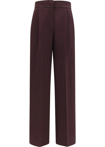 Pantaloni High waisted grain de poudre Pants