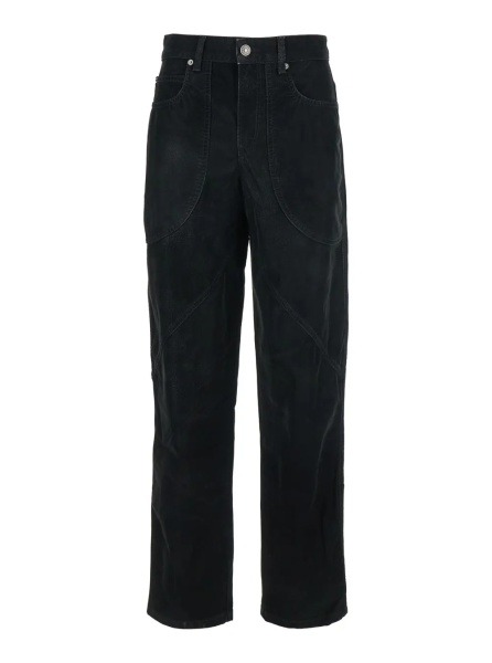Pantaloni 'Kelvina' Black Jeans with Logo Patch on the Rear and Tapered Leg in Denim Woman