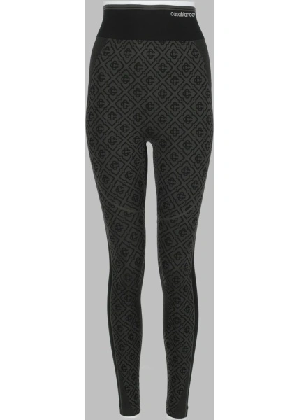 Pantaloni Leggings Monogram Senza Cuciture