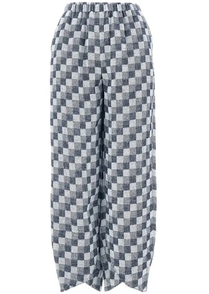 Pantaloni Linen-blend gauze pants