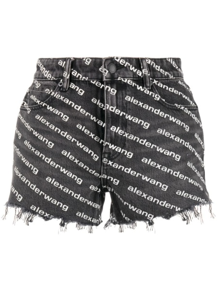 Pantaloni scurti Alexander Wang gri