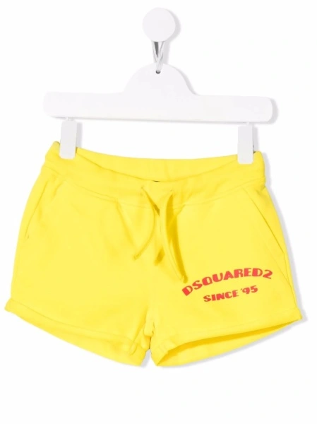 Pantaloni scurti DSQUARED2 galbeni